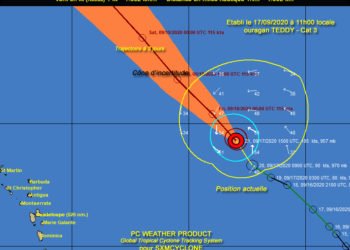 Cyclone Teddy : Classé en catégorie 3