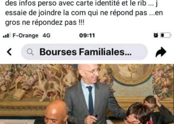 Fraude : Utilisation de l’image du Président Gibbs