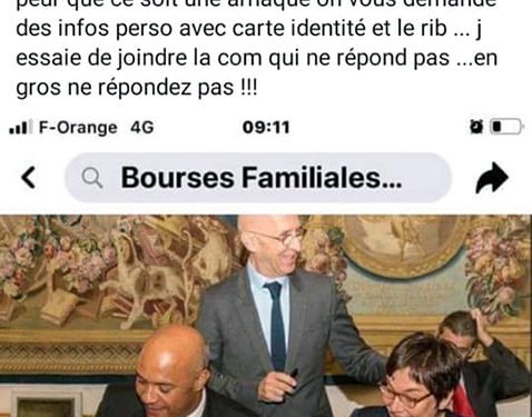 Fraude : Utilisation de l’image du Président Gibbs