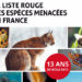 Espèces menacées : La Liste rouge publiée