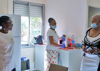 Croix-Rouge Française : Le Préfet visite les locaux à Concordia