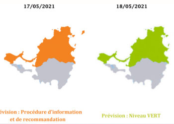 Brume de sable : Niveau Orange à Saint-Martin
