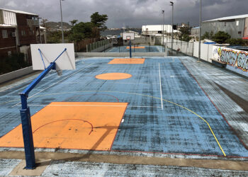 Equipements sportifs : Réhabilitation du plateau de Sandy Ground