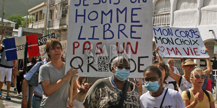 Manifestation contre le pass sanitaire et la vaccination obligatoire : La population s’est bien mobilisée