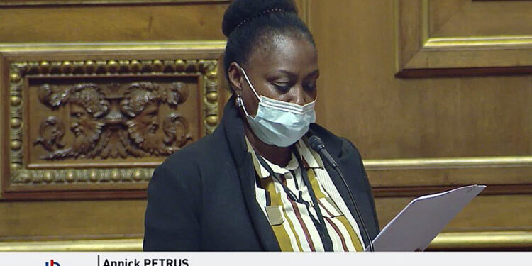 Questions d’actualité au Gouvernement : La sénatrice aborde la situation de l’hôpital de Saint-Martin