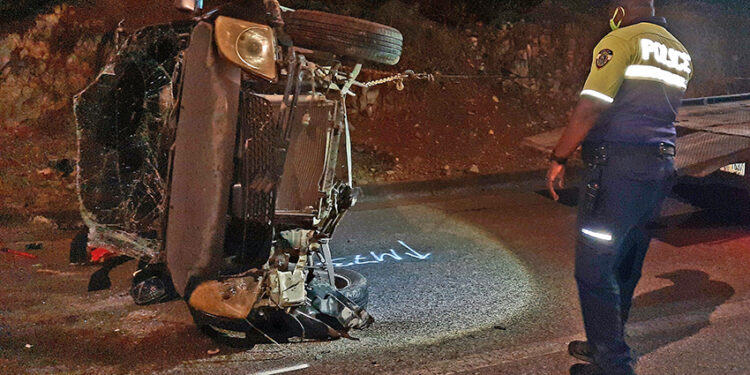 Accident de la circulation : Le conducteur du véhicule décède