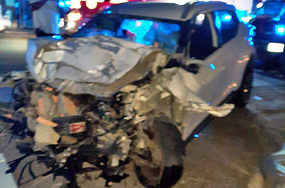 Accident de voiture : Un mort et deux blessés dans un état critique