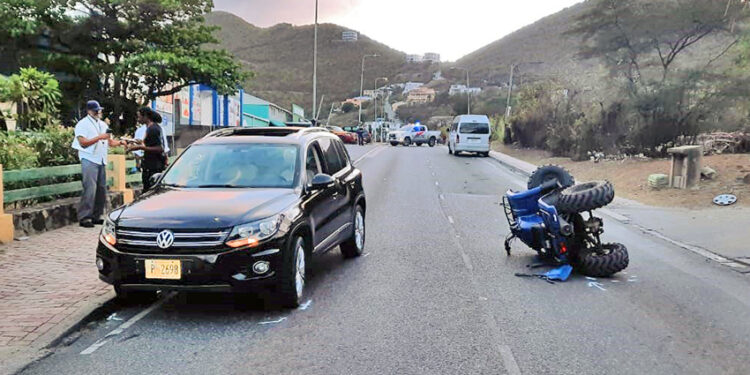Accidents de la circulation : Un week-end de Pâques relativement calme à Sint Maarten