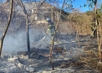Feu de broussailles à Happy Bay : Les pompiers interviennent durant plus de 5h00