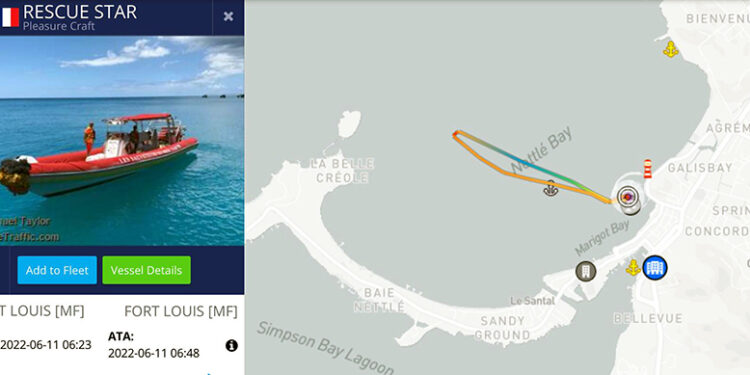 Intervention de la SNSM : Un voilier en difficulté au large de Marigot
