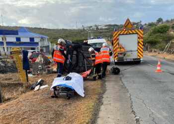 Une voiture se retourne près de la BO : Un blessé léger a déplorer