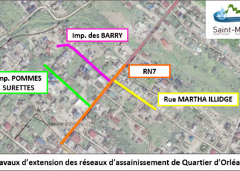 Extension des réseaux d’assainissement : Début des travaux à Quartier d’Orléans