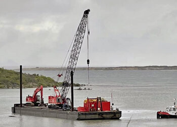 Nettoyage de la marina Port La Royale : Le chantier vient de débuter