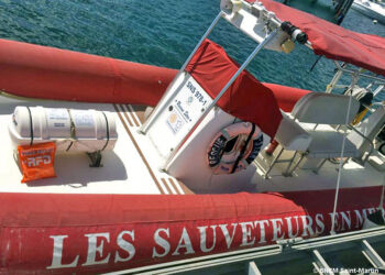 Intervention de la SNSM : Un blessé évacué du lagon de Simpson Bay