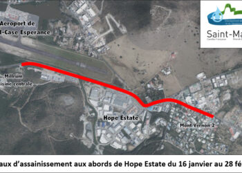 Enfouissement de canalisations : Circulation alternée entre Grand-Case et la Baie Orientale