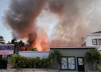 Incendie du District 721 : L’établissement entièrement détruit