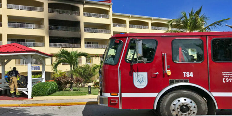 Incendie dans une résidence de Simpson Bay : Aucune victime à déplorer