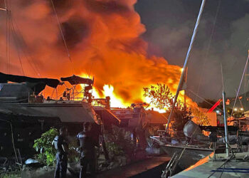 Incendie au chantier naval Geminga : Les pompiers ont limité la propagation des flammes