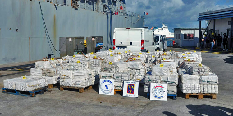 Lutte contre le narcotrafic : 10,5 tonnes de cocaïne saisies