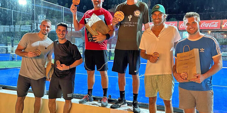 Rainbow Café Grand Opening Tournament : Une compétition de padel très réussie