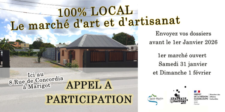 Marché d’art et d’artisanat local à Saint-Martin : Première édition prévue les 31 janvier et 1er février 2026