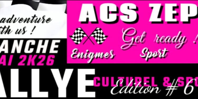 6e édition du Rallye Culturel et Sportif : L’évènement annuel incontournable de l’association ACS ZEPIN